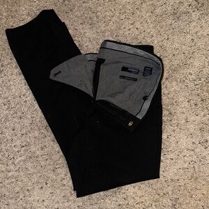 Murano Men's Black Dress Pants - Classic Tailored Fit